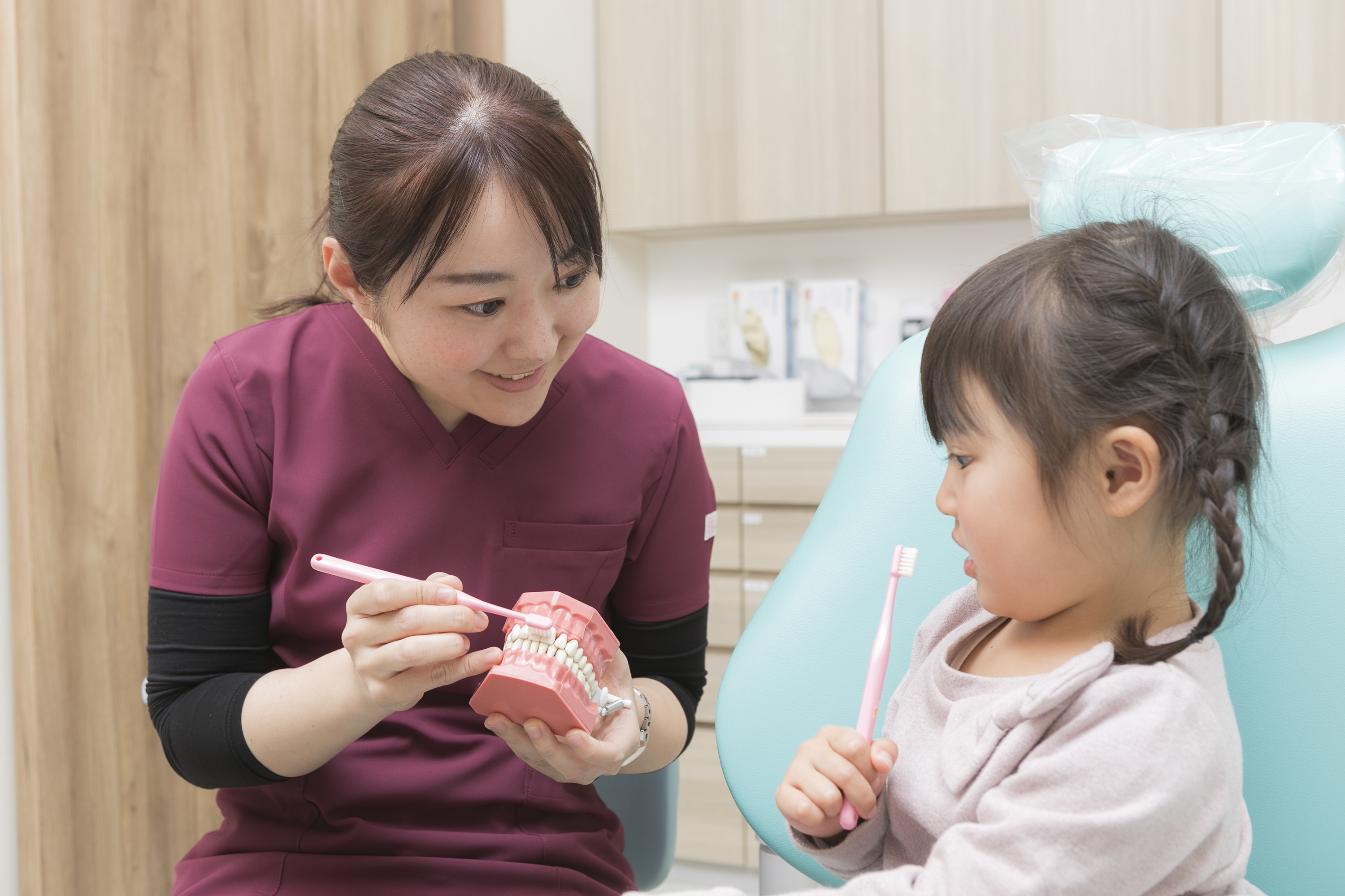 歯医者に慣れてから、矯正治療開始もOK！